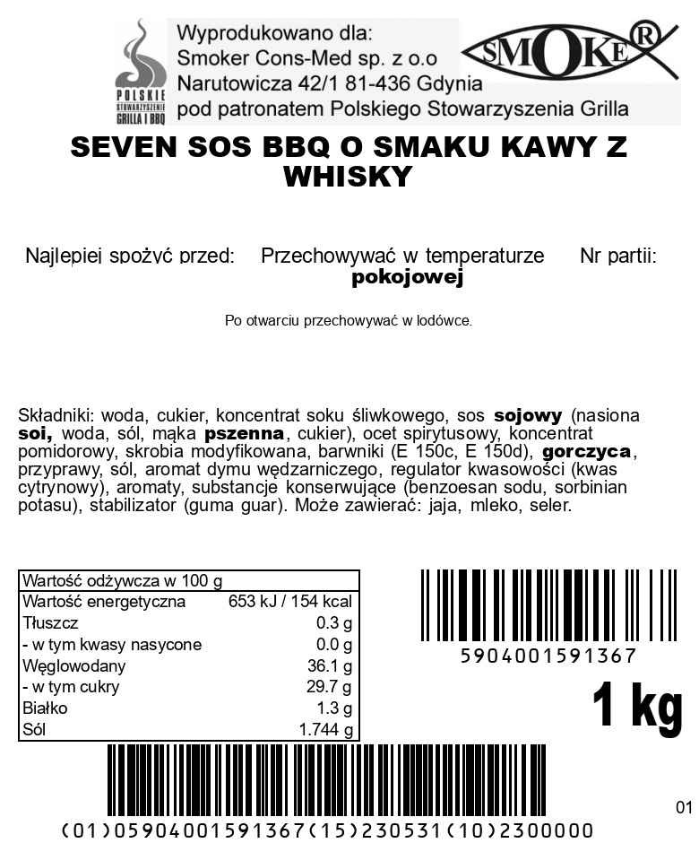 SOS BBQ JABŁKOWY